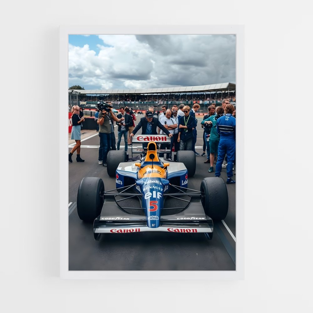 Poster Williams D'une – affiche Voitures de Formule 1 (vue 3)